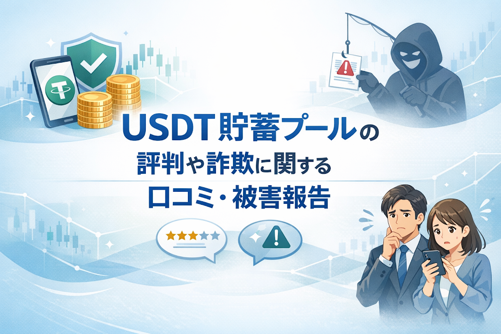 USDT貯蓄プールの評判や詐欺に関する口コミ・被害報告
