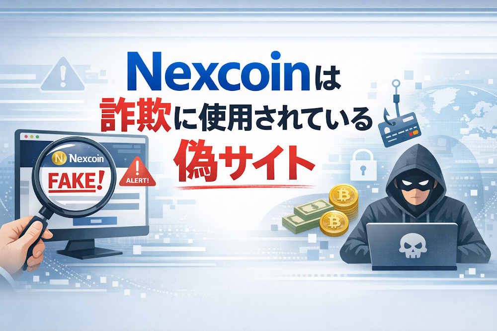 【結論】Nexcoinは詐欺に使用されている偽サイト