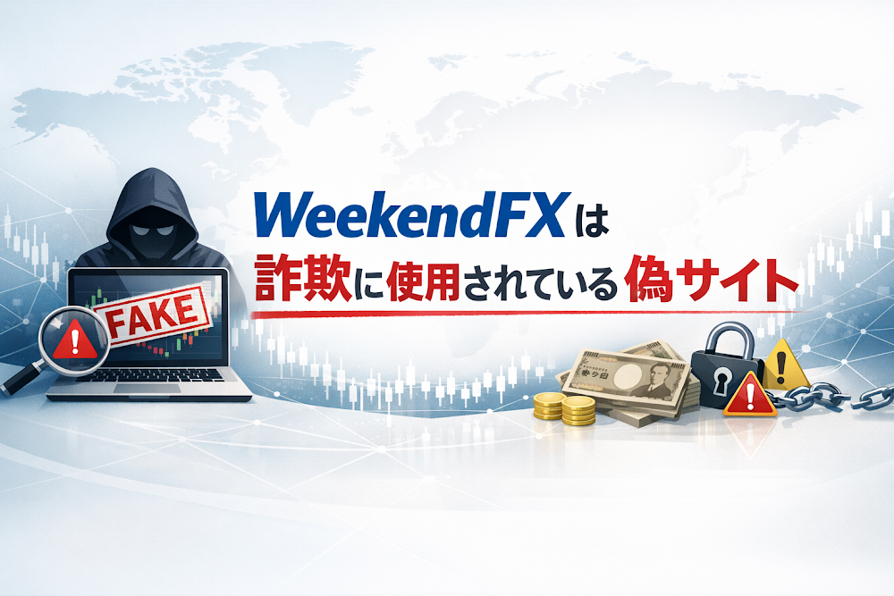 【結論】WeekendFXは詐欺に使用されている偽サイト
