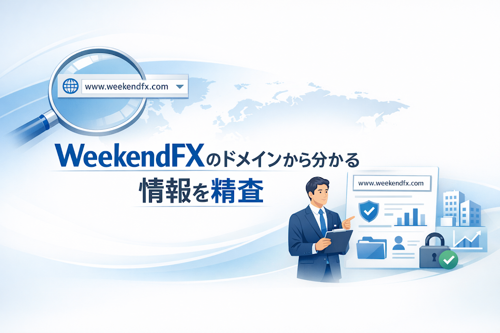WeekendFXのドメインから分かる情報を精査