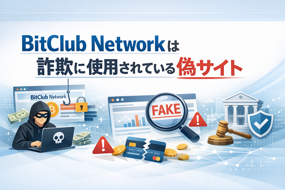 【結論】BitClub Networkは詐欺に使用されている偽サイト