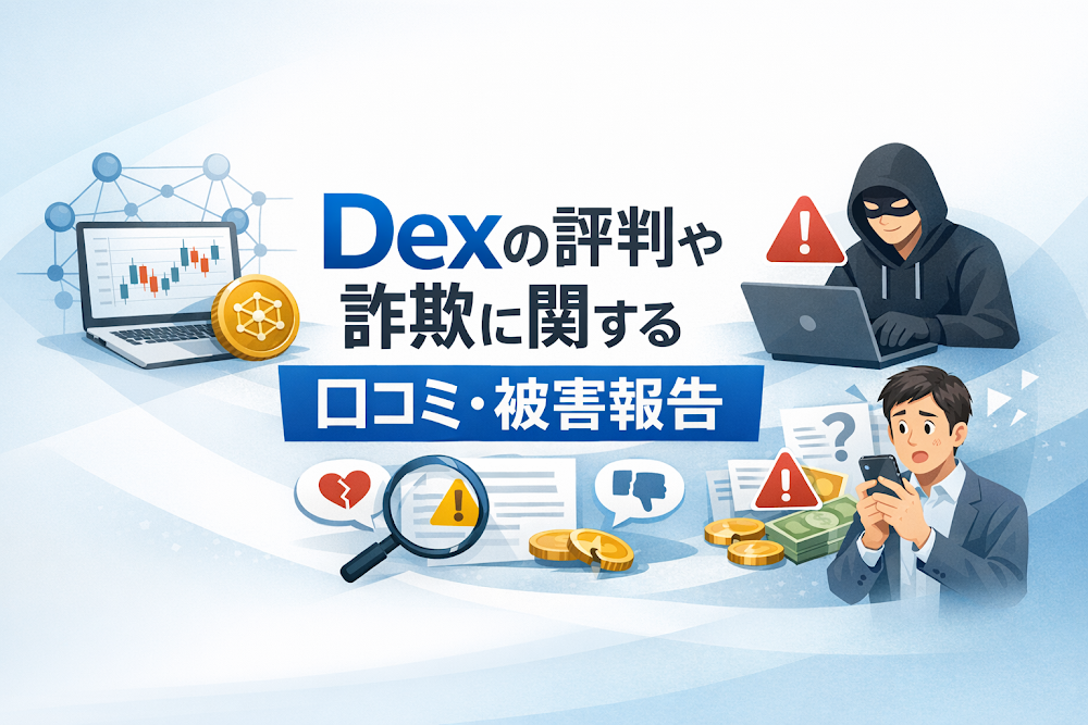 Dexの評判や詐欺に関する口コミ・被害報告