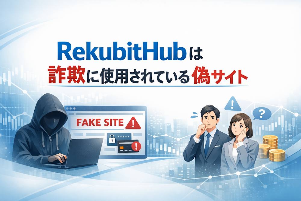 【結論】RekubitHubは詐欺に使用されている偽サイト