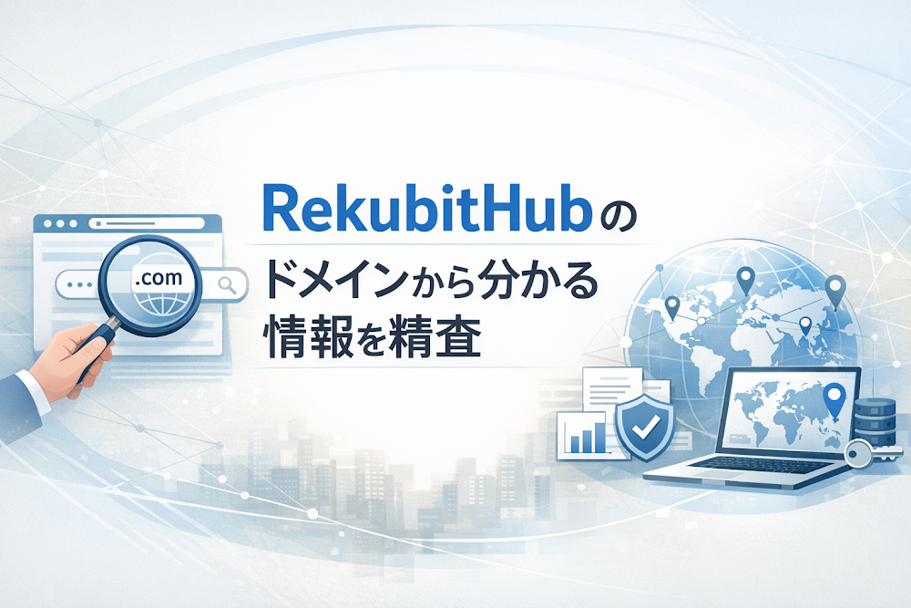 RekubitHubのドメインから分かる情報を精査