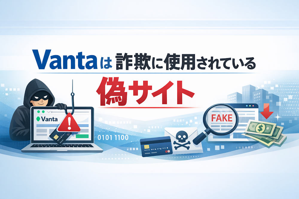 【結論】Vantaは詐欺に使用されている偽サイト
