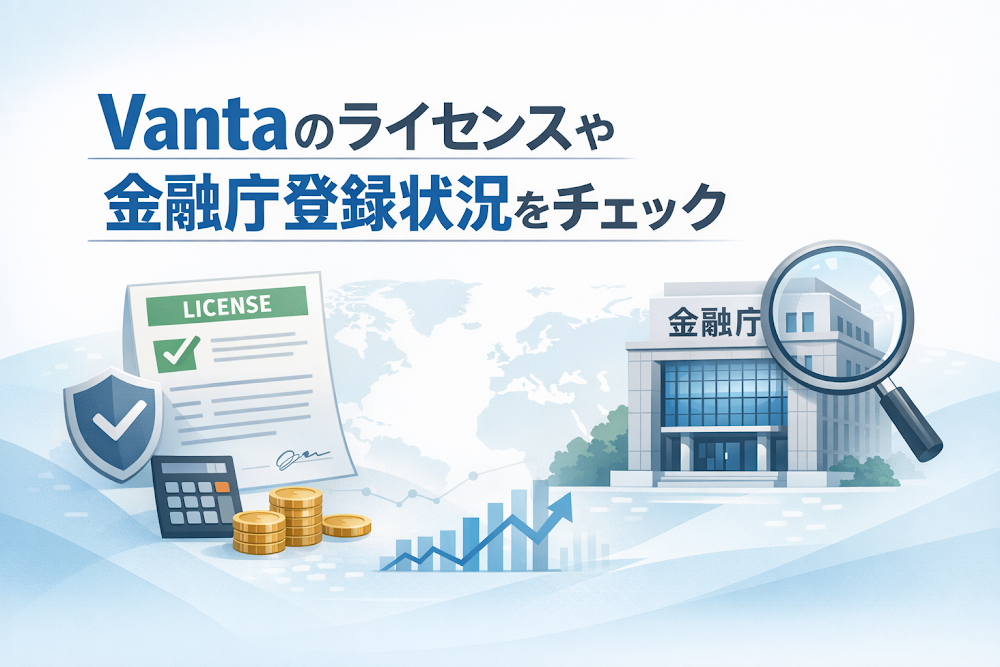 Vantaのライセンスや金融庁登録状況をチェック