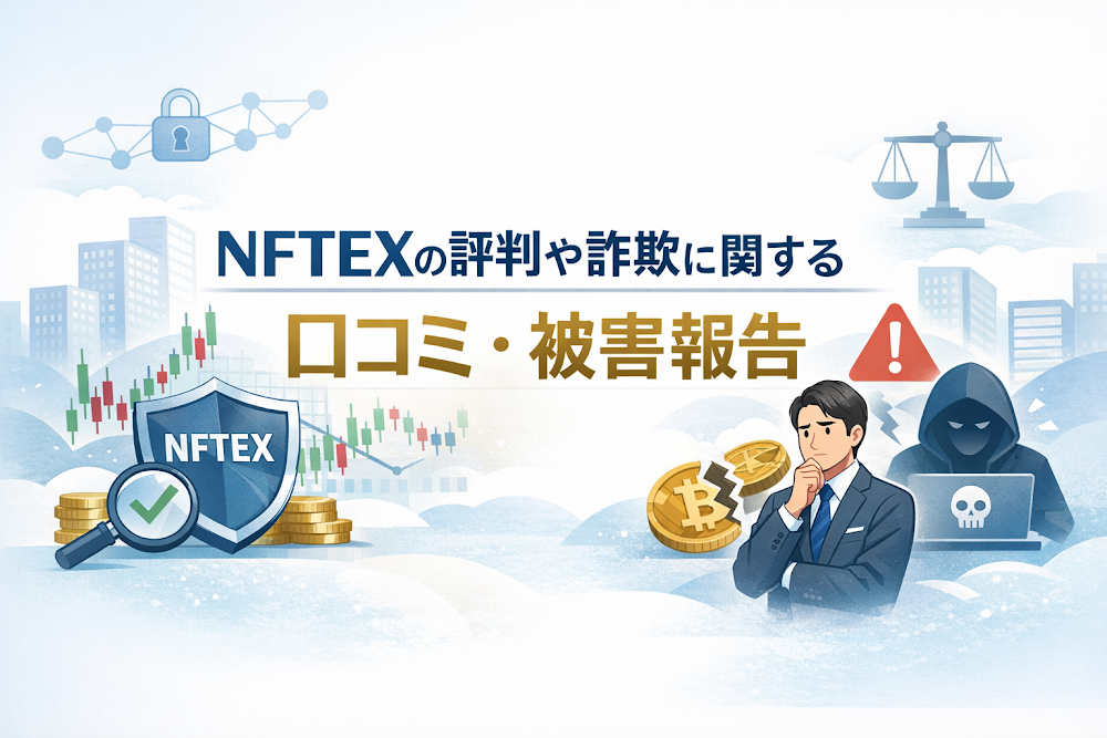 NFTEXの評判や詐欺に関する口コミ・被害報告