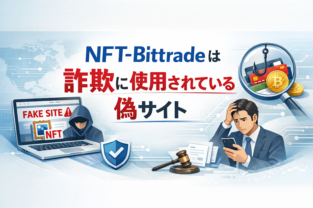 【結論】NFT-Bittradeは詐欺に使用されている偽サイト