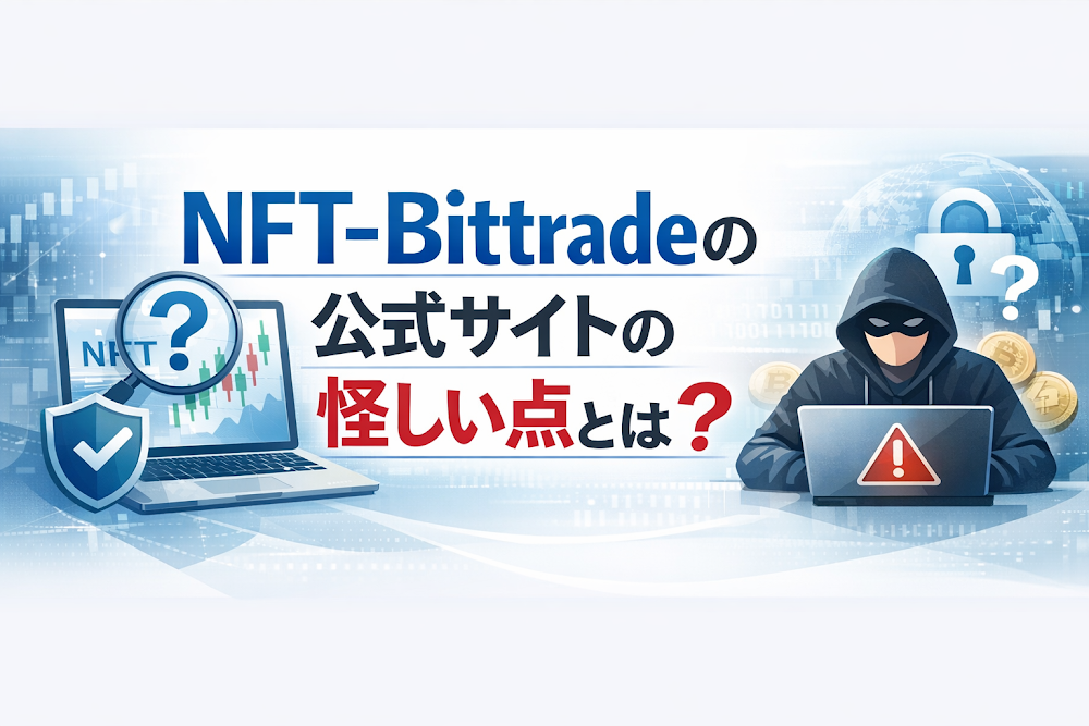 NFT-Bittradeの公式サイトの怪しい点とは?