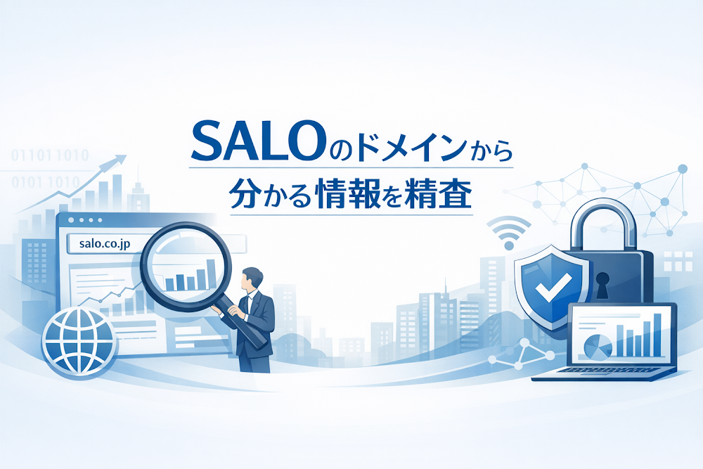 SALOのドメインから分かる情報を精査