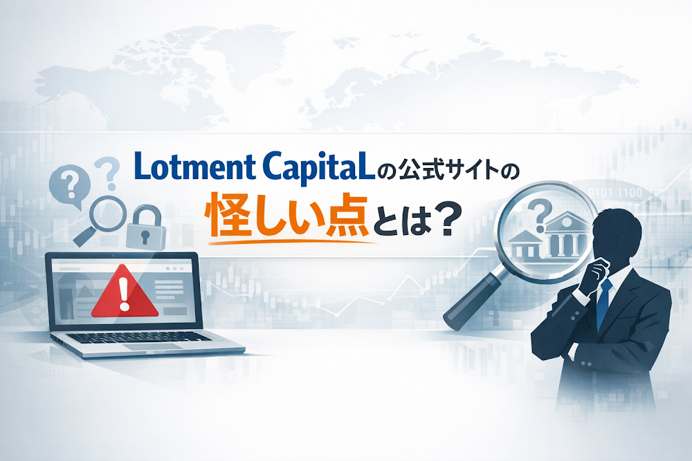 Lotment CapitaLの公式サイトの怪しい点とは？