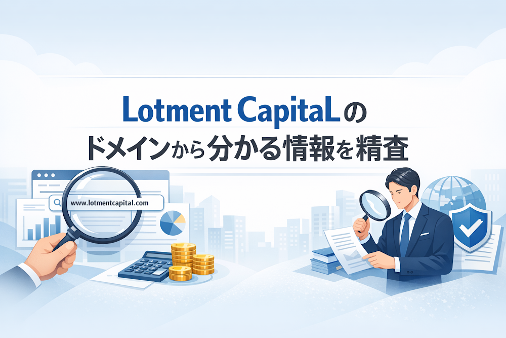 Lotment CapitaLのドメインから分かる情報を精査