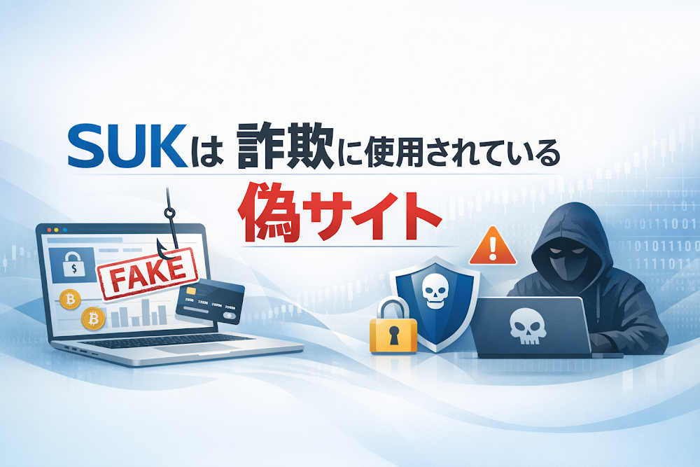 【結論】SUKは詐欺に使用されている偽サイト