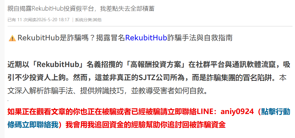 RekubitHubの海外での評判