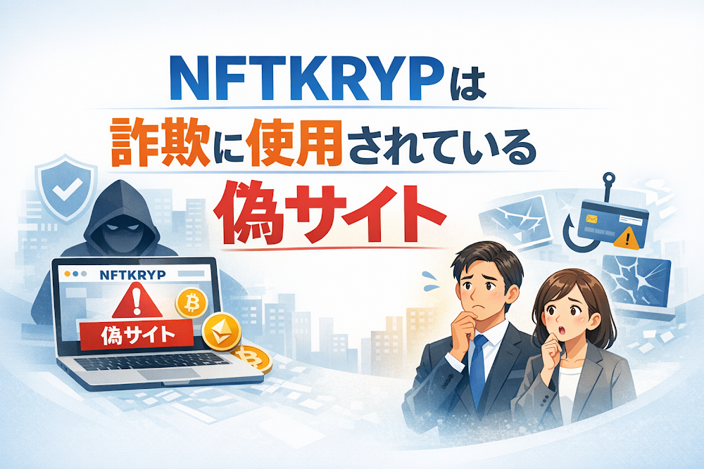 【結論】NFTKRYPは詐欺に使用されている偽サイト