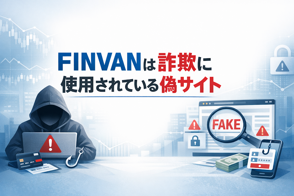 【結論】FINVANは詐欺に使用されている偽サイト