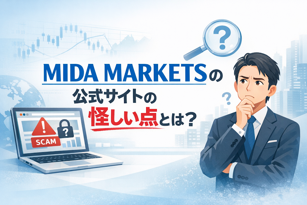 MIDA MARKETSの公式サイトの怪しい点とは?