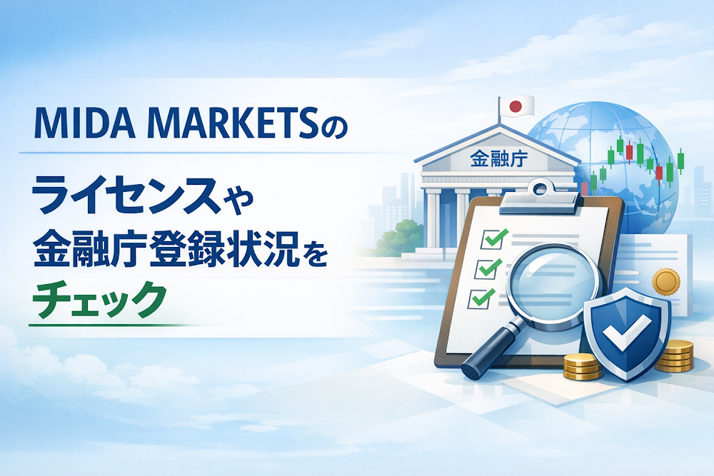 MIDA MARKETSのライセンスや金融庁登録状況をチェック