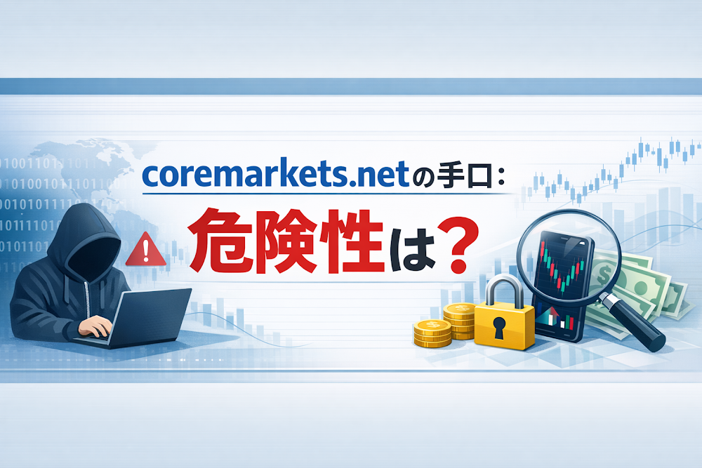 coremarkets.netの手口：危険性は？
