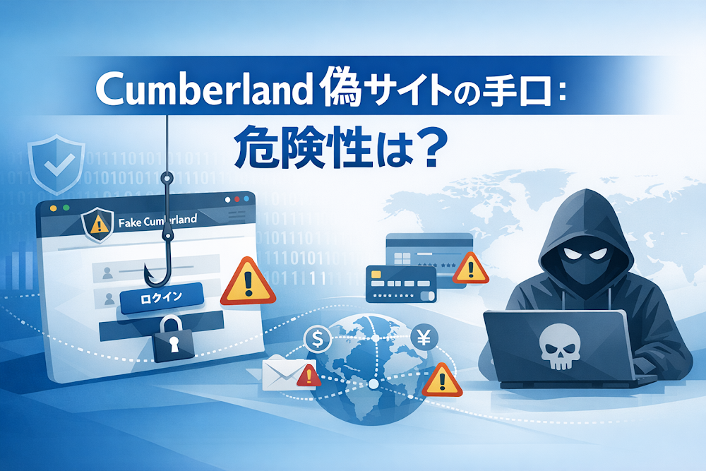 Cumberland偽サイトの手口：危険性は？