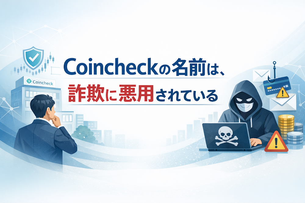 【結論】Coincheckの名前は、詐欺に悪用されている