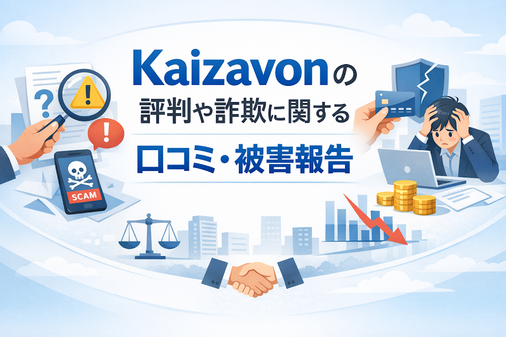 Kaizavonの評判や詐欺に関する口コミ・被害報告