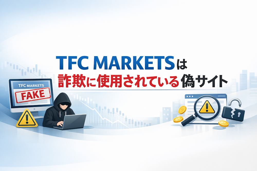 【結論】TFC MARKETSは詐欺に使用されている偽サイト