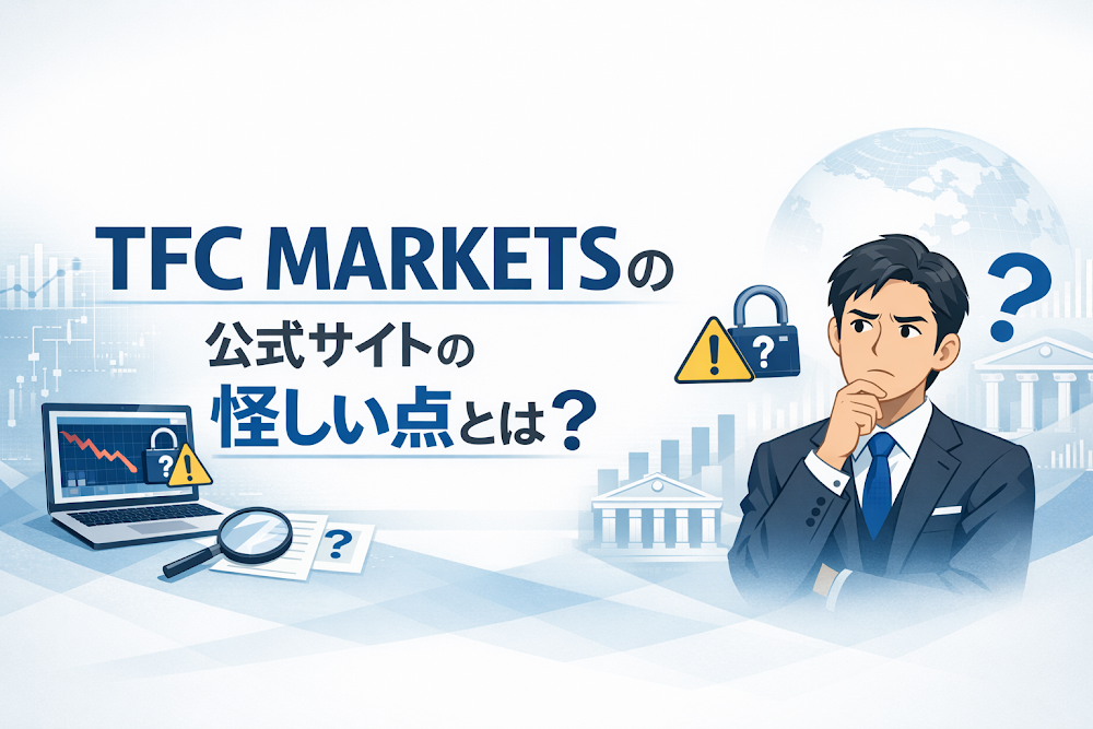 TFC MARKETSの公式サイトの怪しい点とは?