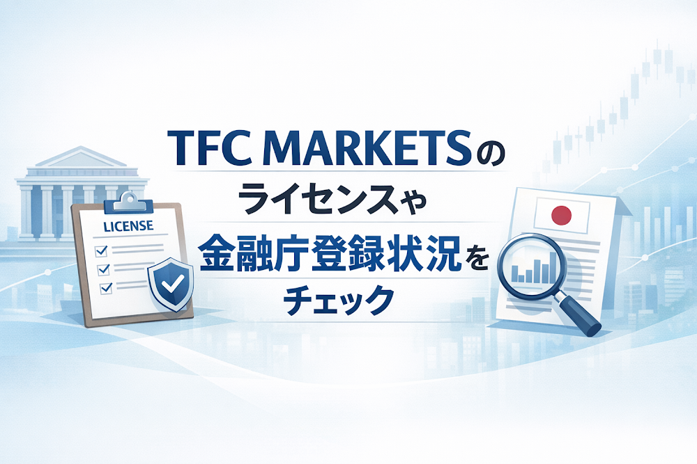 TFC MARKETSのライセンスや金融庁登録状況をチェック