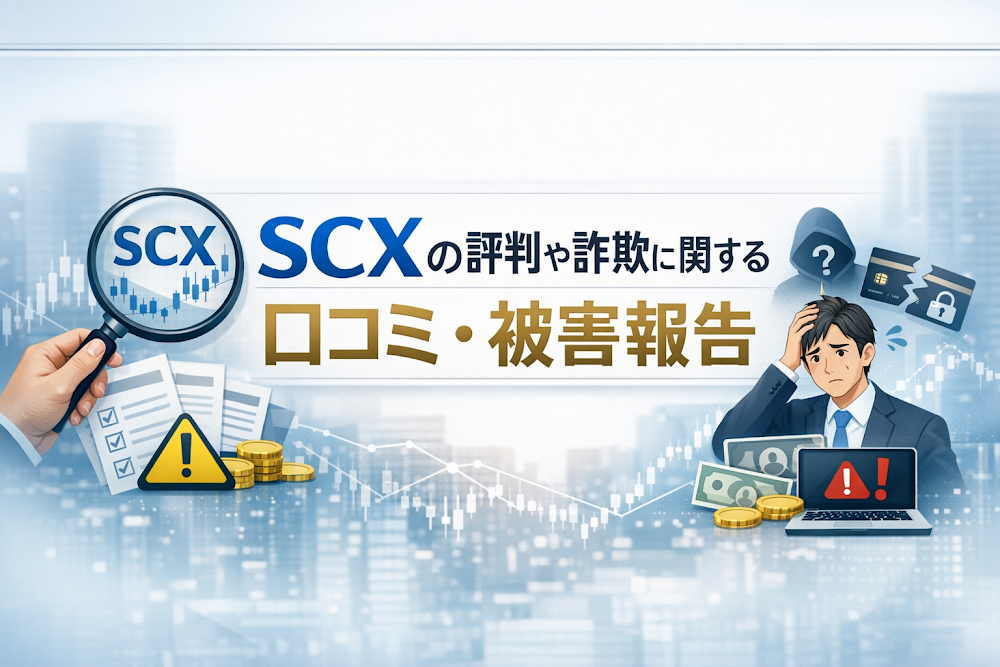 SCXの評判や詐欺に関する口コミ・被害報告