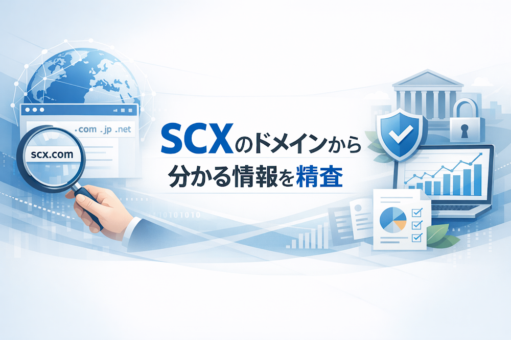 SCXのドメインから分かる情報を精査
