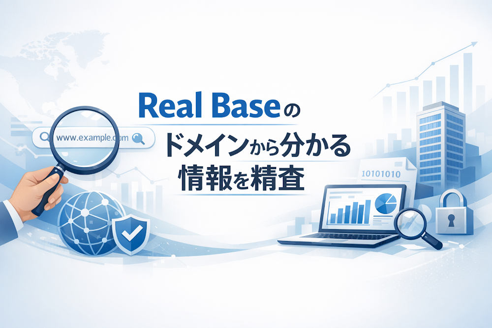 Real Baseのドメインから分かる情報を精査