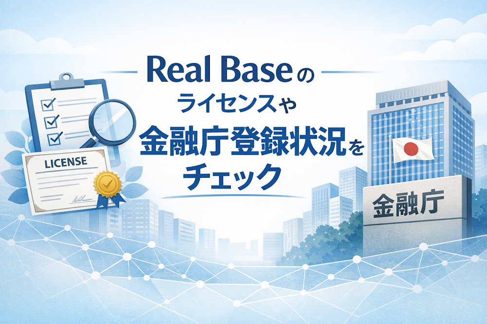 Real Baseのライセンスや金融庁登録状況をチェック
