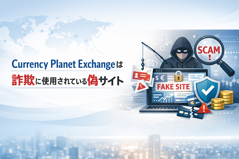 【結論】Currency Planet Exchangeは詐欺に使用されている偽サイト