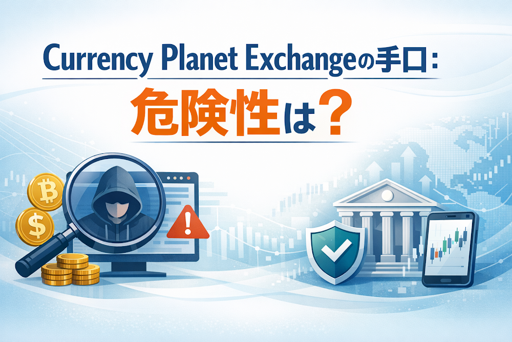 Currency Planet Exchangeの手口：危険性は？