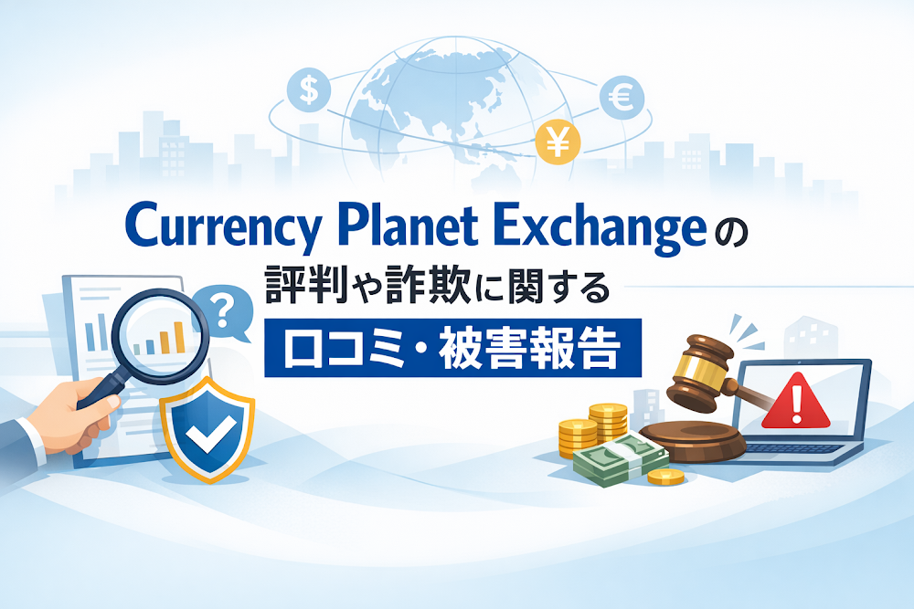 Currency Planet Exchangeの評判や詐欺に関する口コミ・被害報告