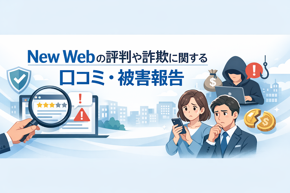 New Webの評判や詐欺に関する口コミ・被害報告