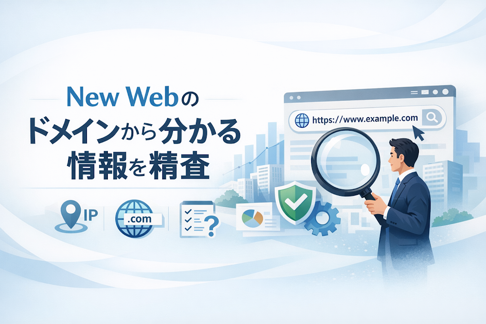 New Webのドメインから分かる情報を精査
