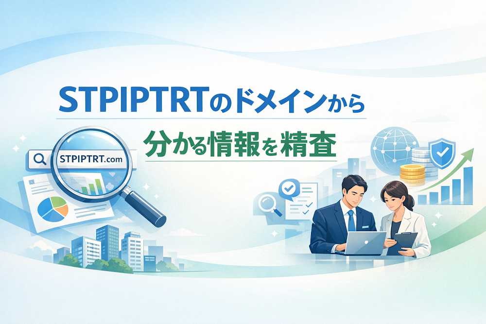 STPIPTRTのドメインから分かる情報を精査