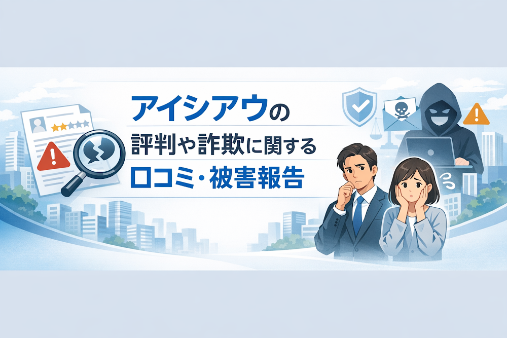 アイシアウの評判や詐欺に関する口コミ・被害報告