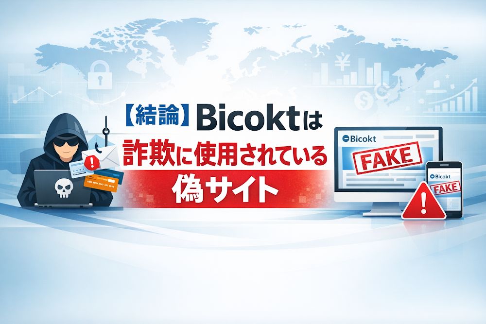 【結論】Bicoktは詐欺に使用されている偽サイト