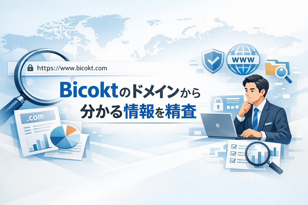 Bicoktのドメインから分かる情報を精査