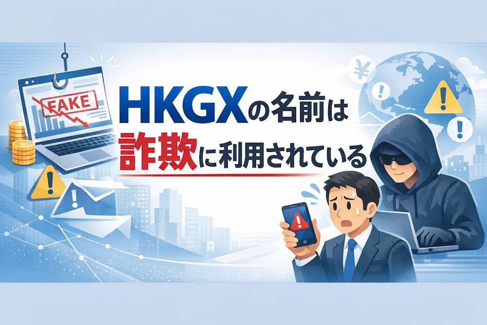 【結論】HKGXの名前は詐欺に利用されている