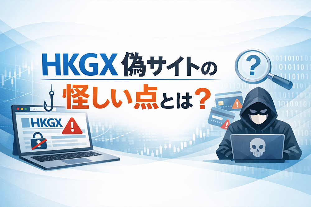 HKGX偽サイトの怪しい点とは？