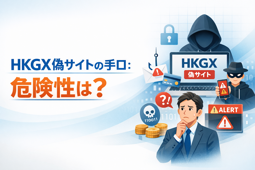HKGX偽サイトの手口：危険性は？