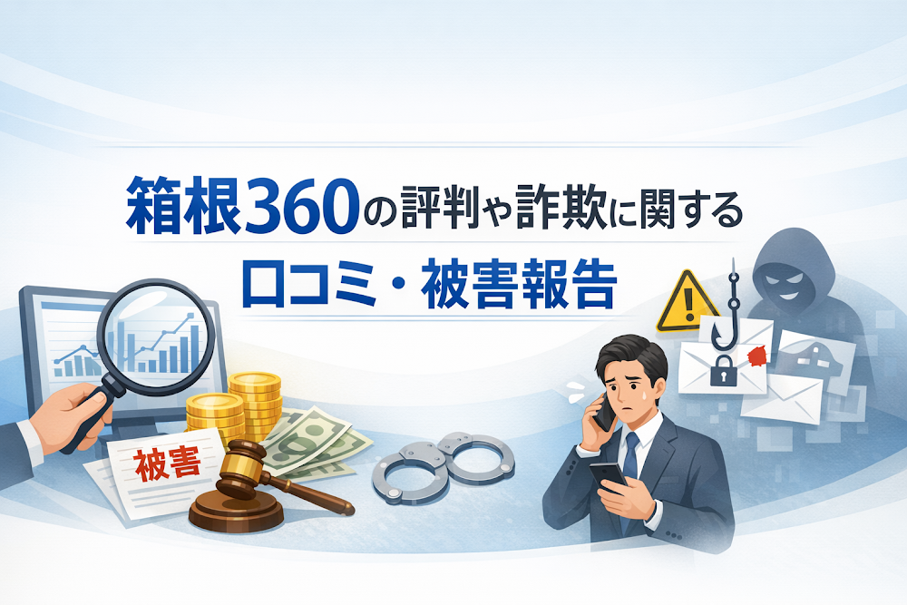 箱根360の評判や詐欺に関する口コミ・被害報告
