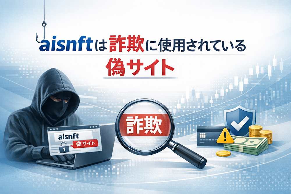 【結論】aisnftは詐欺に使用されている偽サイト