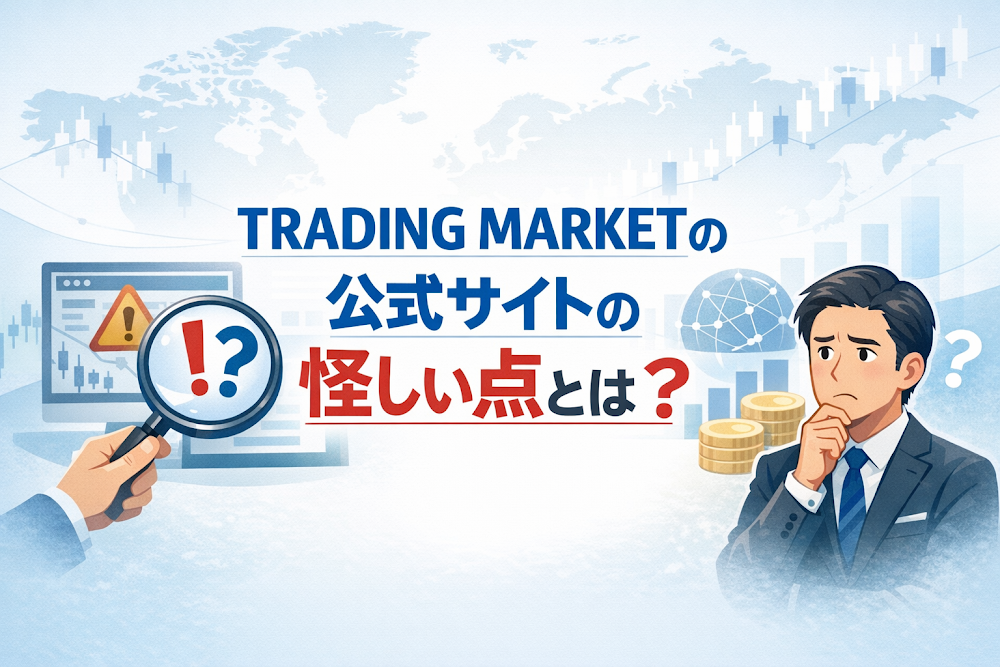 TRADING MARKETの公式サイトの怪しい点とは?