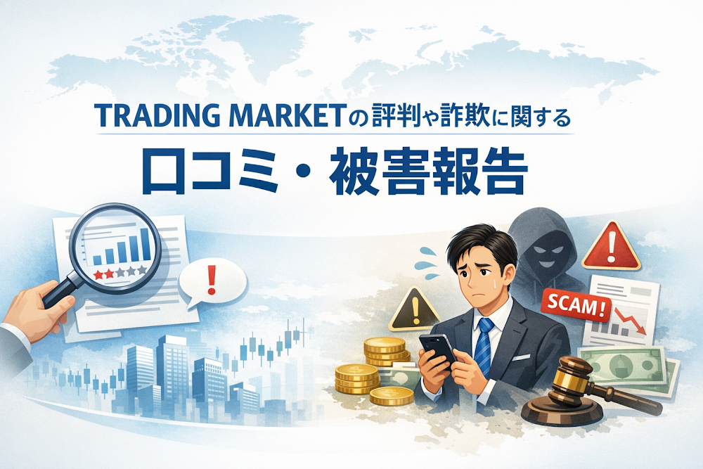 TRADING MARKETの評判や詐欺に関する口コミ・被害報告