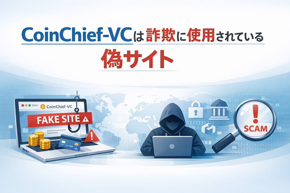 【結論】CoinChief-VCは詐欺に使用されている偽サイト